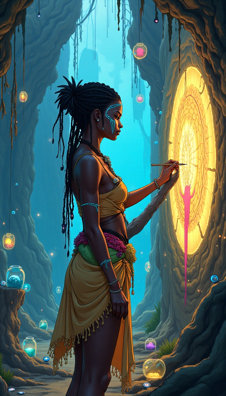 Kawe - Main character from Ravenous Mother's Tales: An Artist