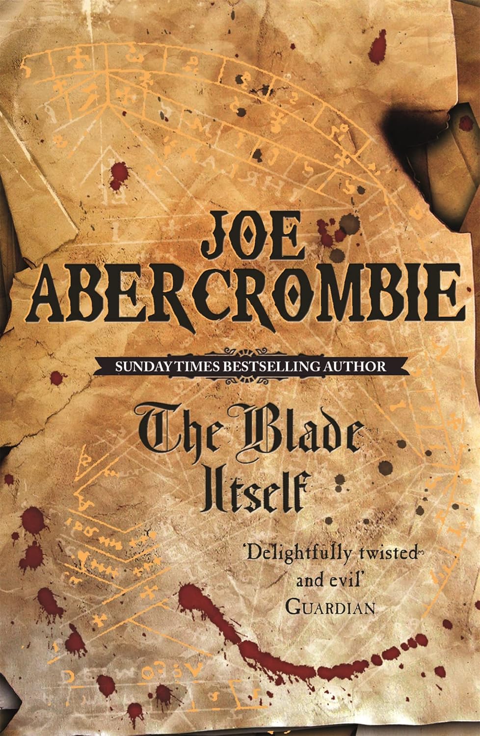 The Blade Itself cover or portrait of Abercrombie