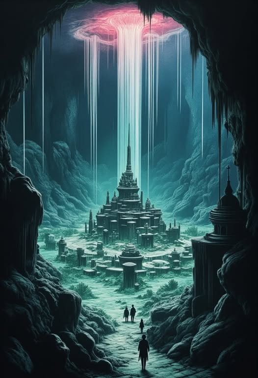 Conceptual art of the Mother entity's internal structure